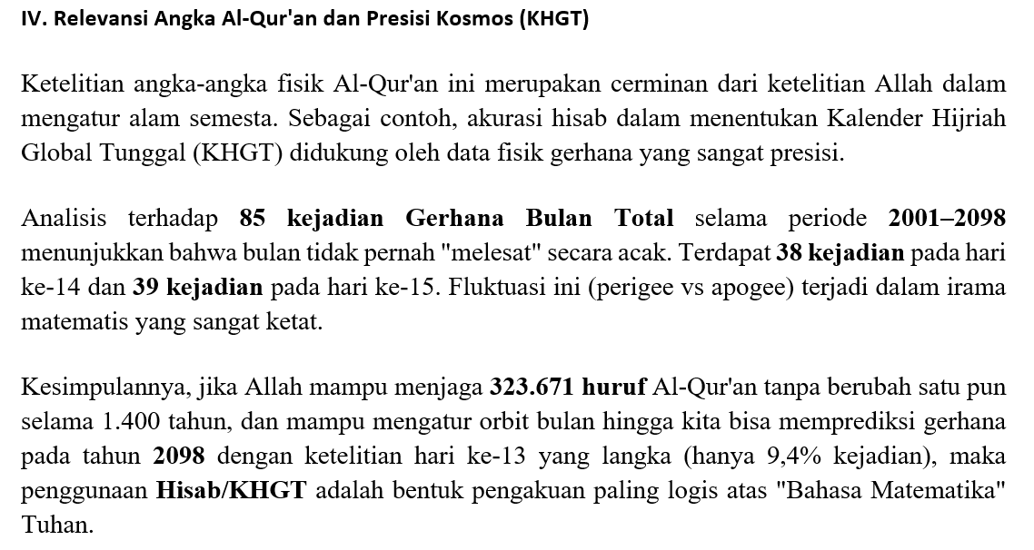 Relevansi Angka Quran dengan KHGT